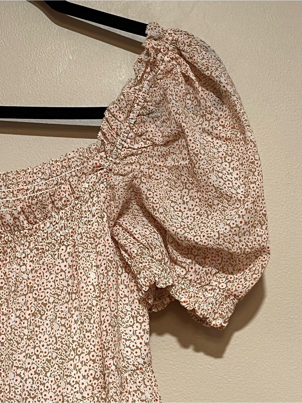 Sundays | Ditsy floral mini babydoll coquette dress Women’s size M ruffle smock - Picture 4 of 9